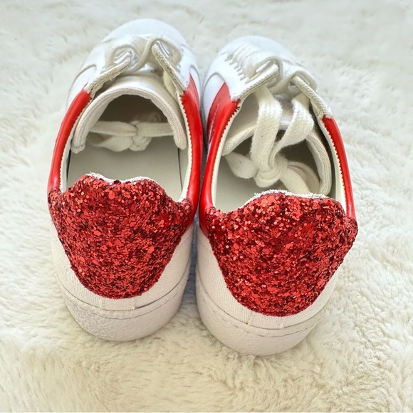 NEW!!! Maje canvas white sneakers size 37 EU - Picture 3 of 5